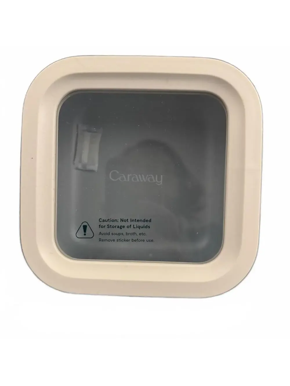 Caraway 14-Piece Glass Food Storage Container Set with Organizers in Cream